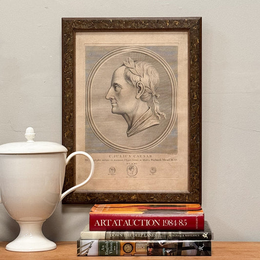 An 18th Century Framed Engraving of Julius Caesar