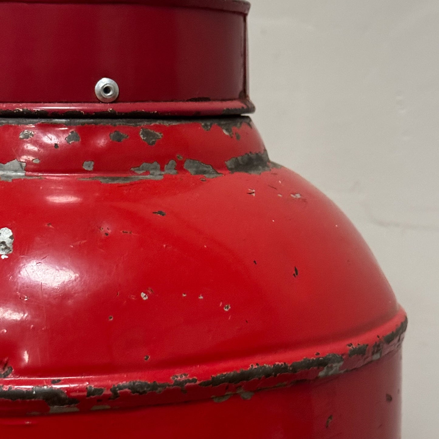 Red Tea Canister Lamp