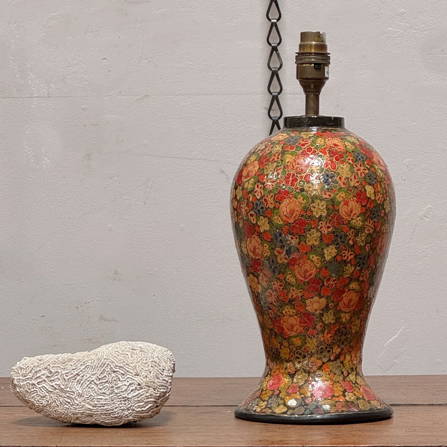Early 20th Century Kashmiri Baluster Lamp
