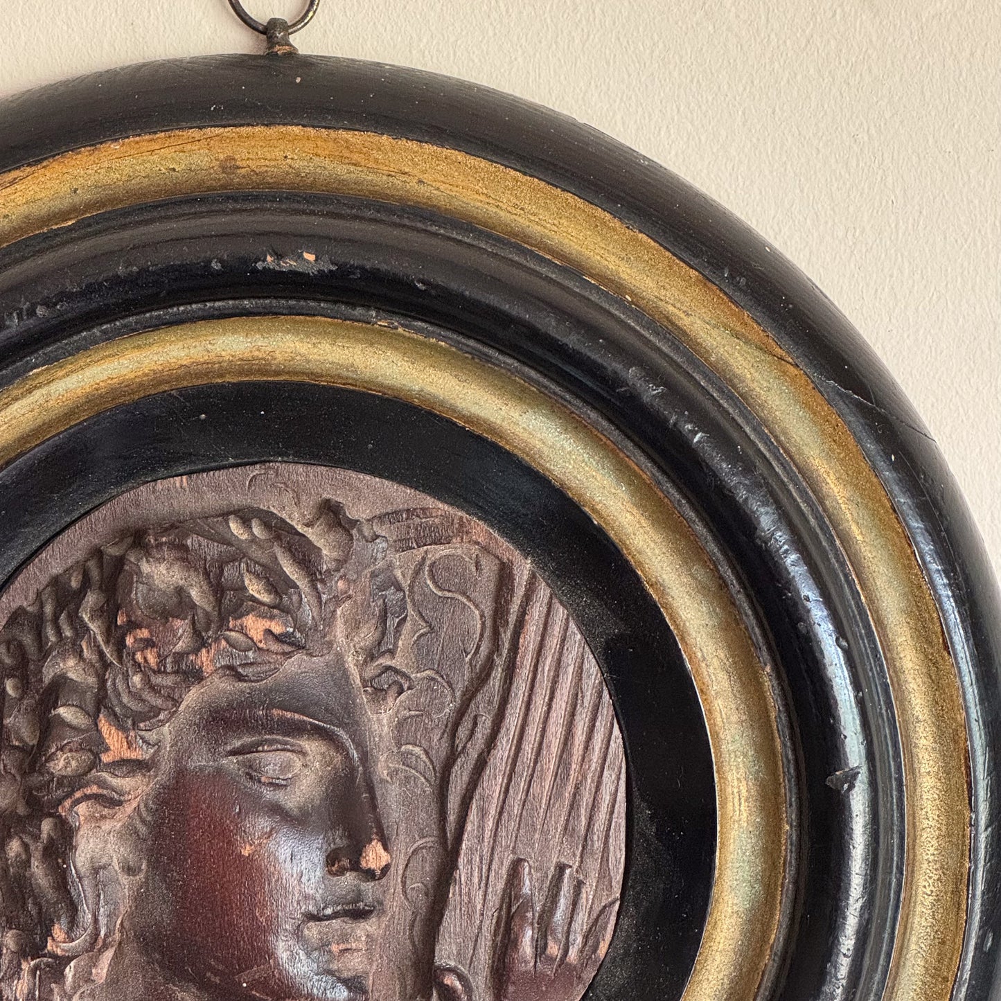 A 19th Century Framed Cameo of Alexander the Great