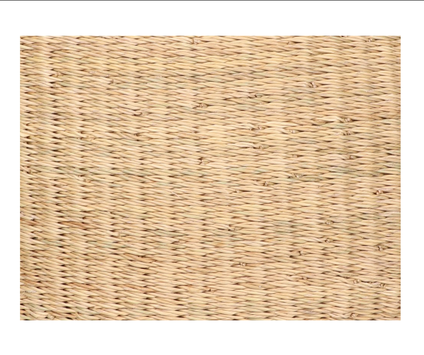 LAWRA: Natural Floor Storage Basket with Handles - Large