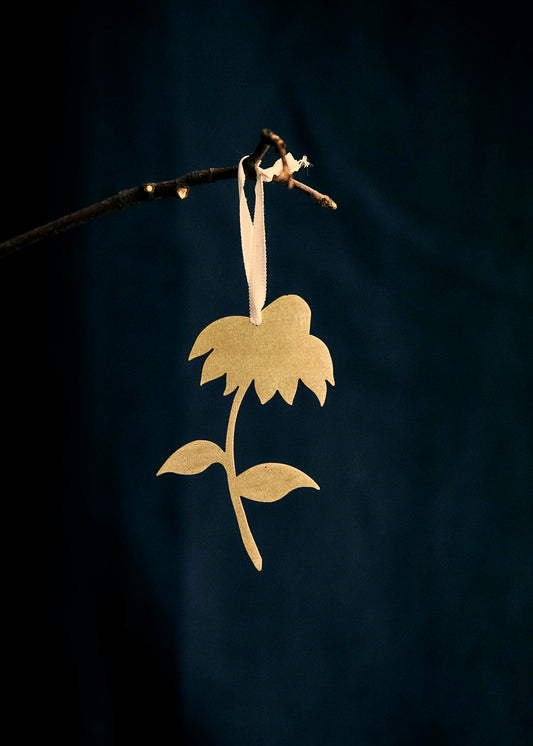 Brass Echinacea Decoration.