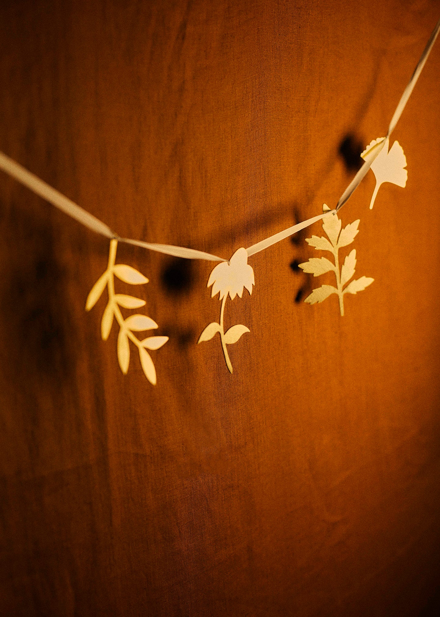 Brass Ginko Decoration.