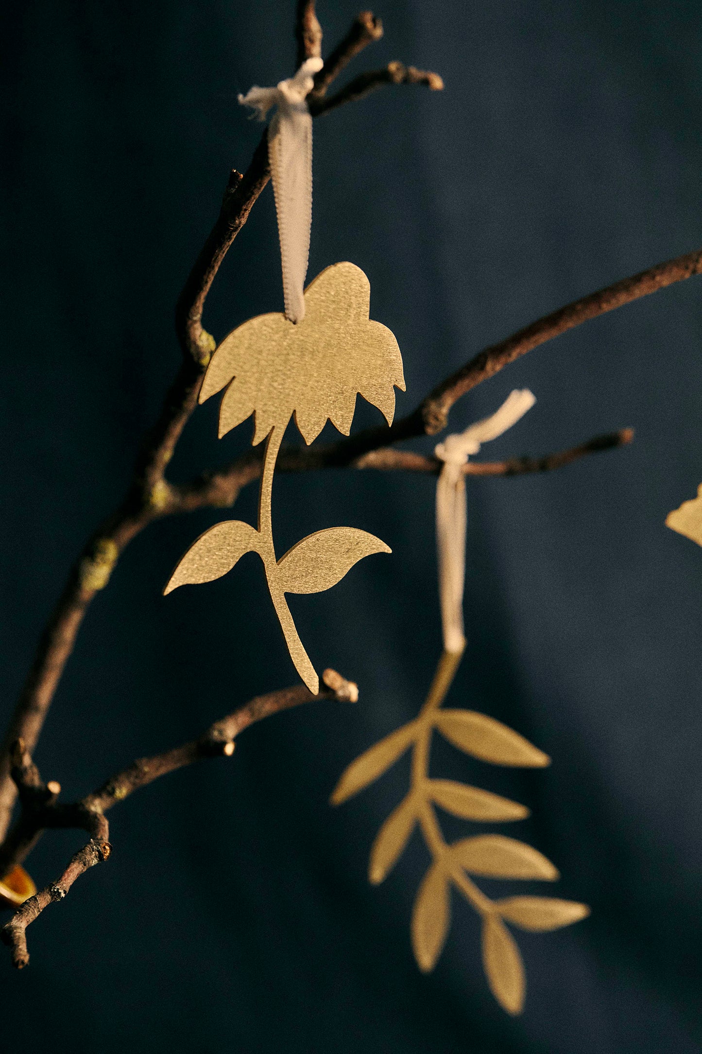 Brass Ginko Decoration.