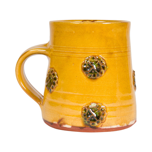 Slipware Mug - Amber Dots