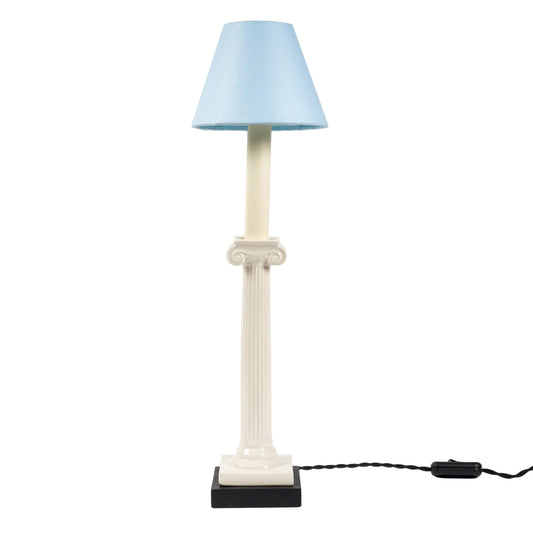 6” Sky Blue Card Lampshade