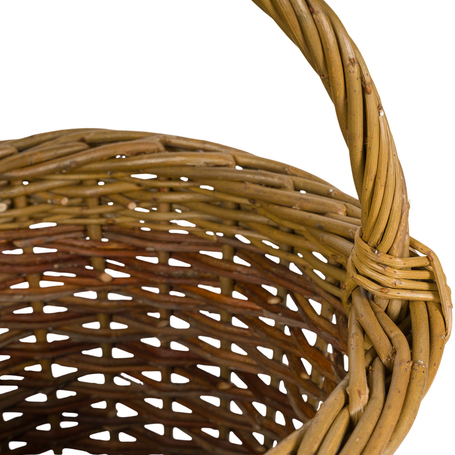 Round Shopper Willow Basket