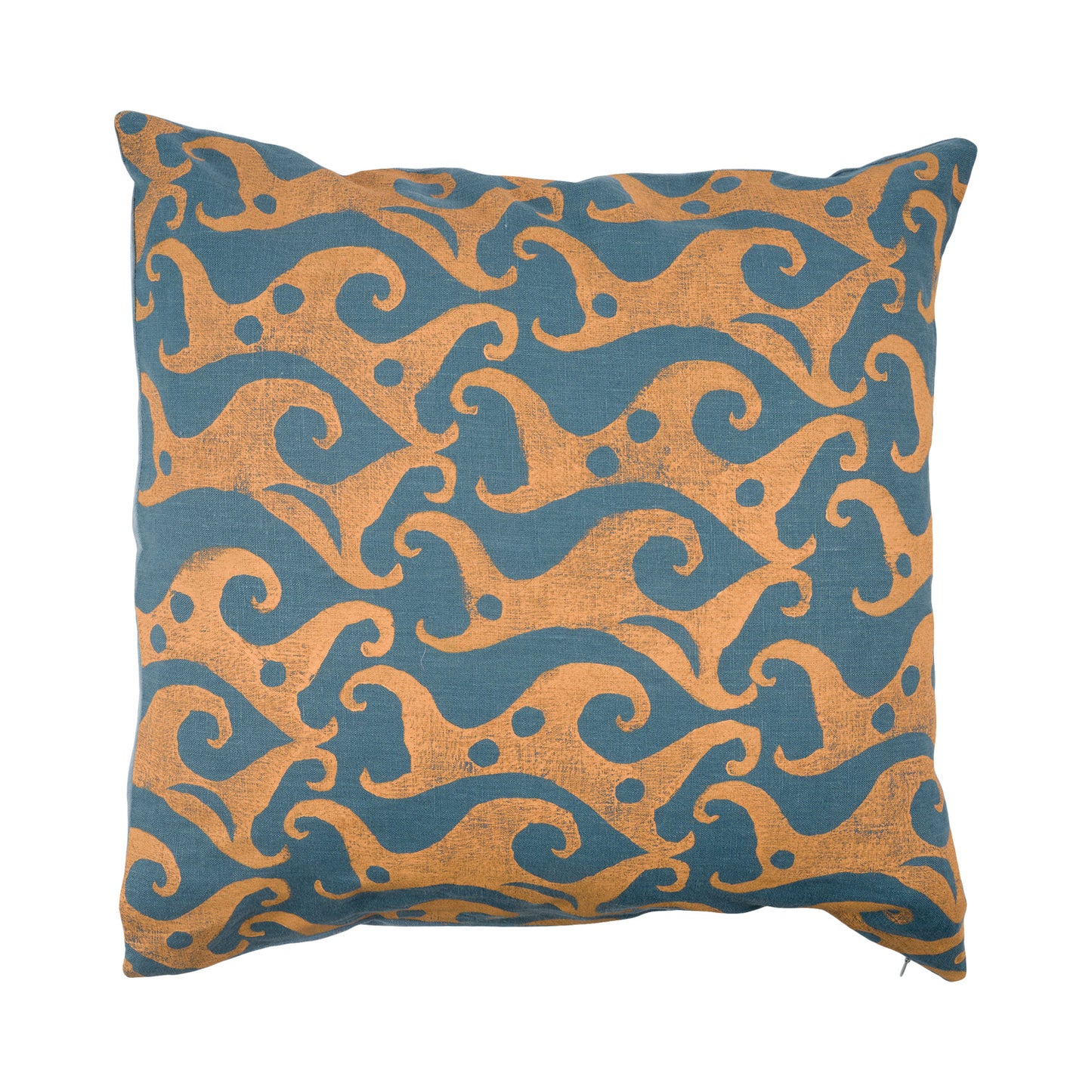 Handblock Print Linen Cushion