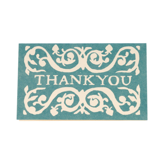 Arabesque Thank You Gift Cards - Blue