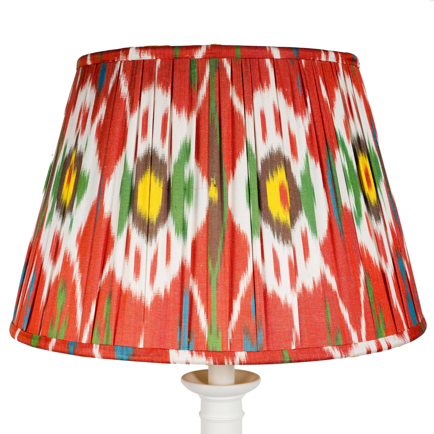 18”  Silk Ikat Lampshade