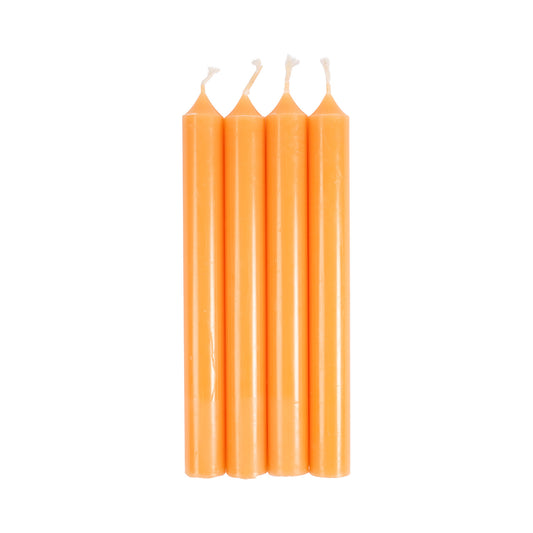 Orange Dinner Candle - pack of 12