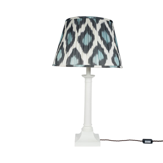 18”  Silk Ikat Lampshade