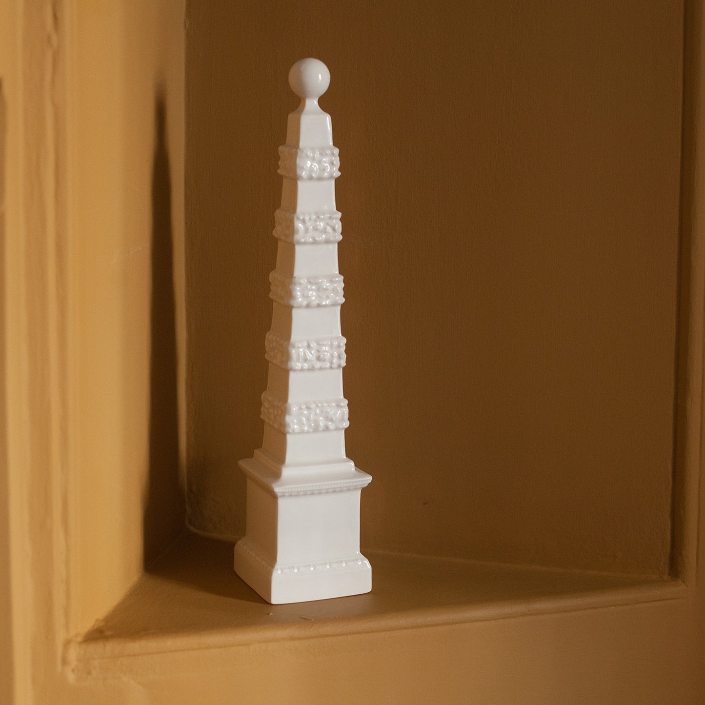 P&H Creamware Obelisk