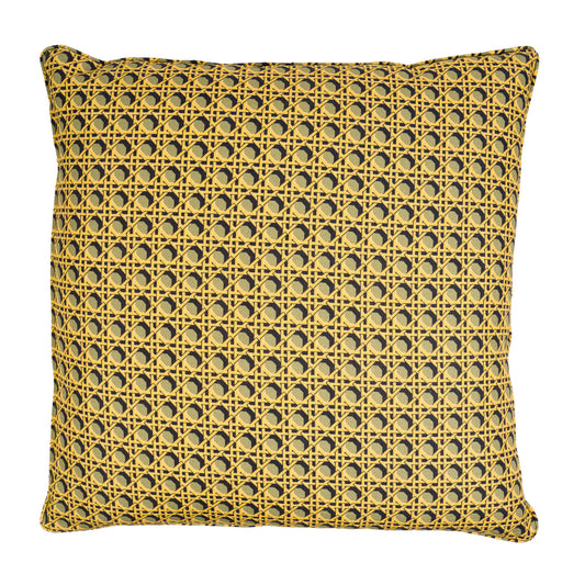 Regency Caning Cushion - Khaki