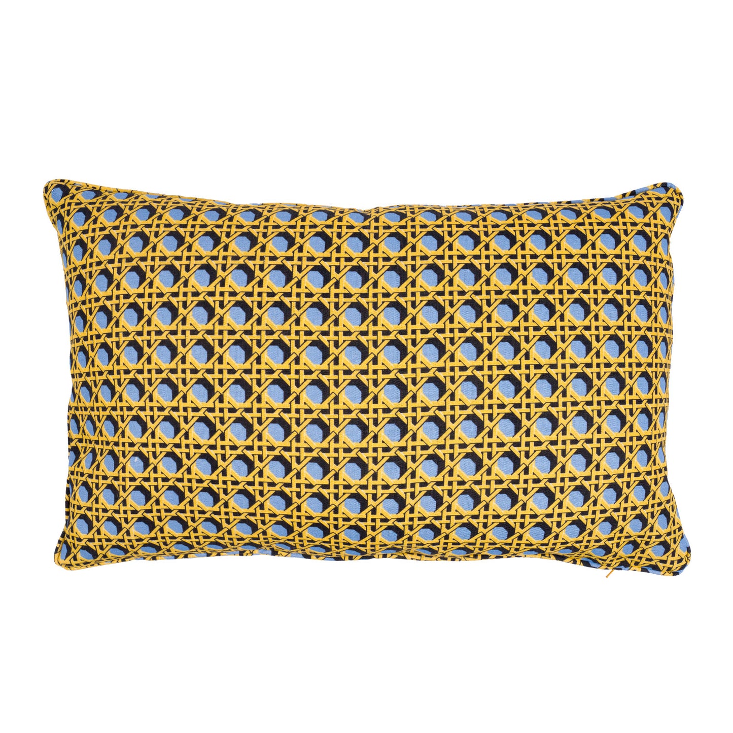 Regency Caning Cushion - Wedgwood Blue