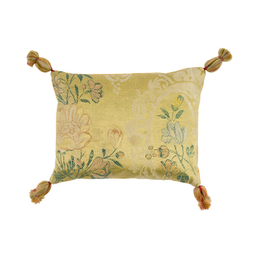 Lyonaise Brocade Silk Lavender Pillow - L
