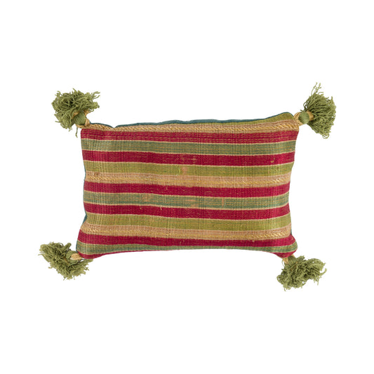 18th Century Silk Striped Lavender Pillow - M