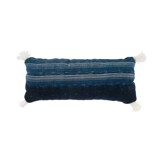 Indigo Japanese Boro Lavender Pillow - S