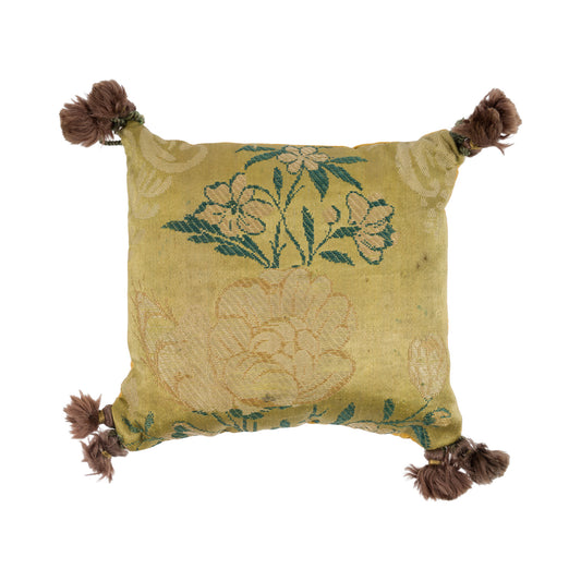 Antique Lyonaise Silk Lavender Pillow - XS