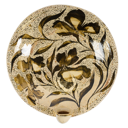 Floral Dot Candle Sconce