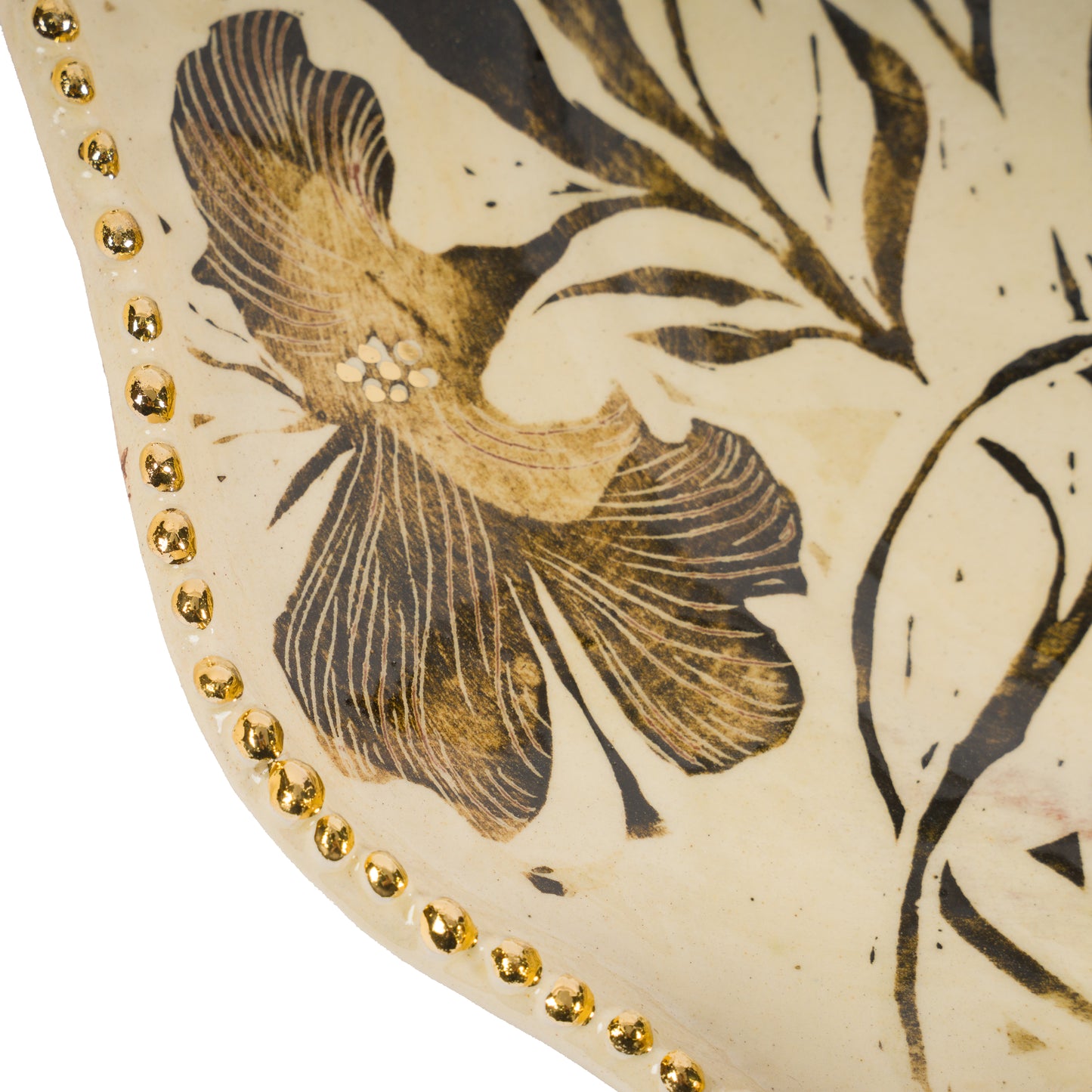 Pearl Edged Bird Candle Sconce