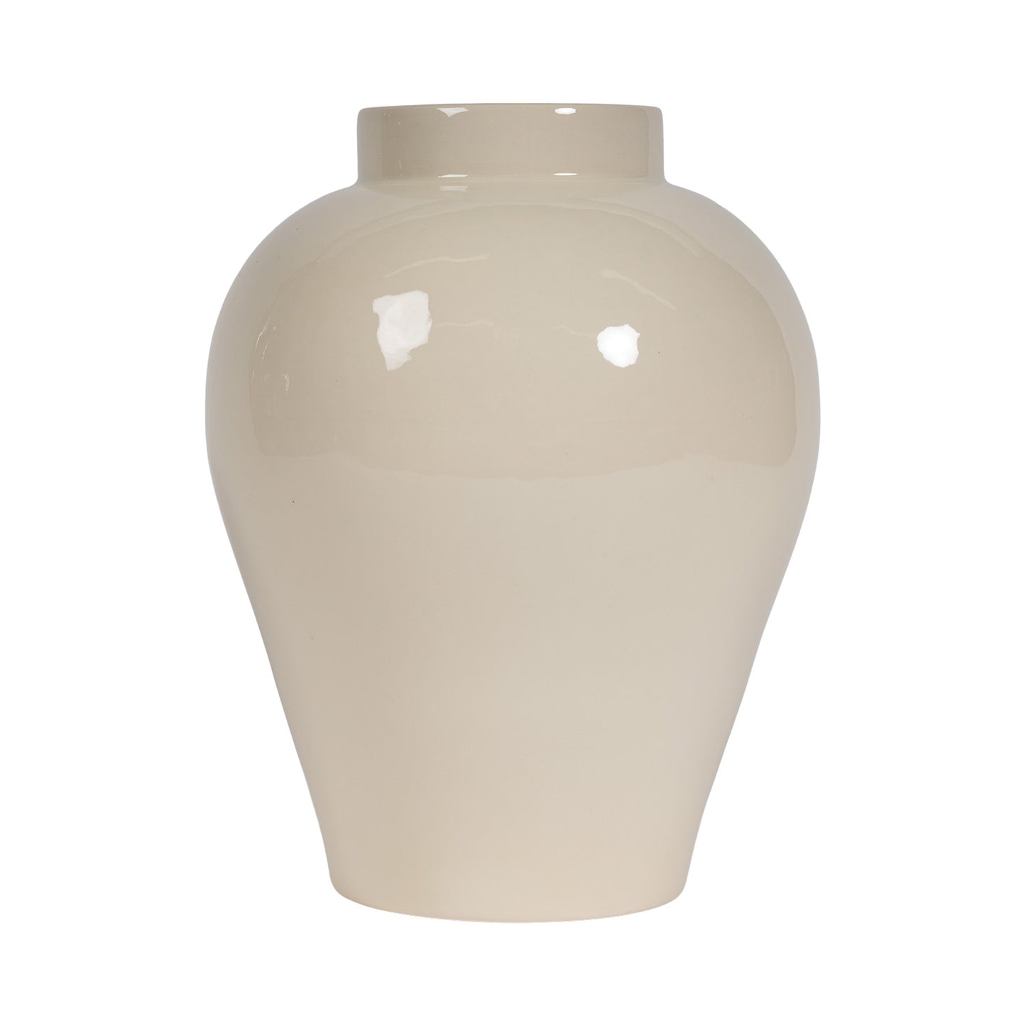 P&H Creamware High Shouldered Vase