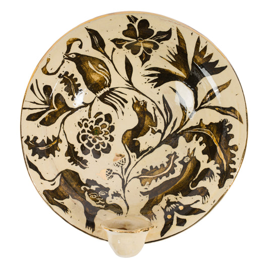 Gold Luster Sampler Candle Sconce