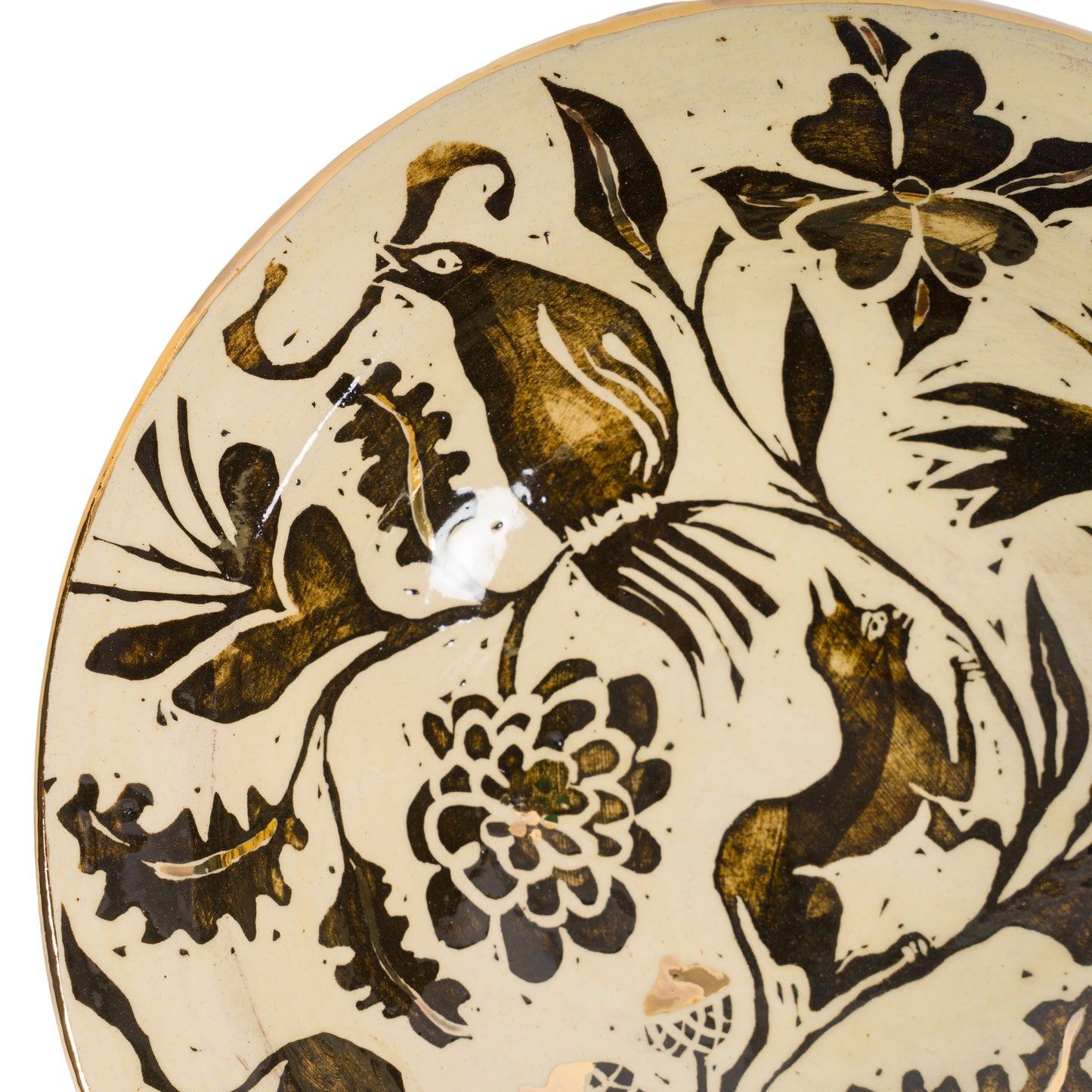 Gold Luster Sampler Candle Sconce