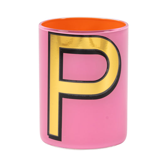 Alphabet Brush Pot - P