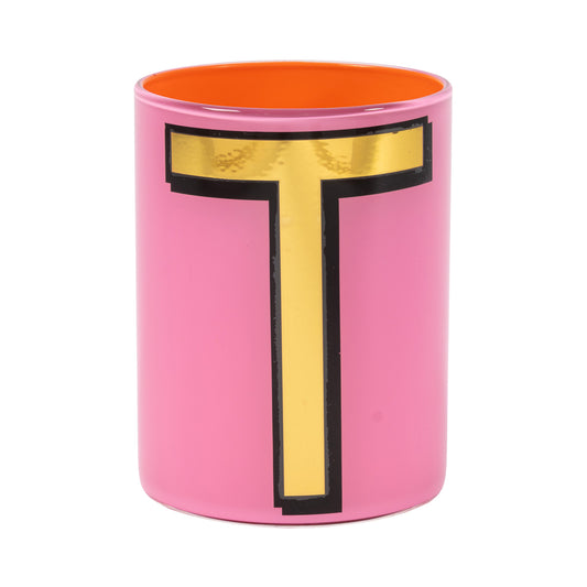 Alphabet Brush Pot - T