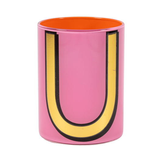 Alphabet Brush Pot - U