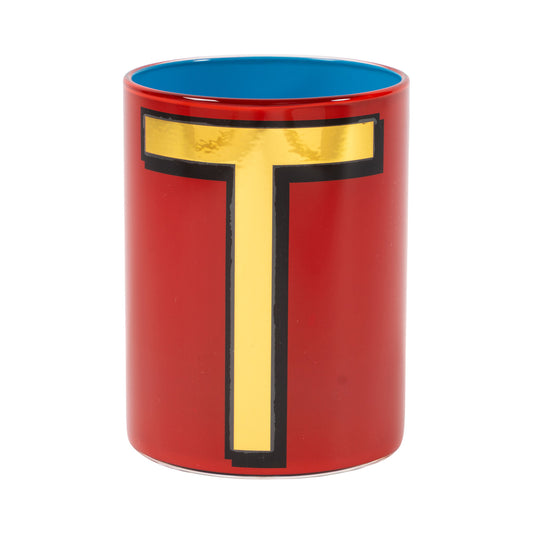 Alphabet Brush Pot - T
