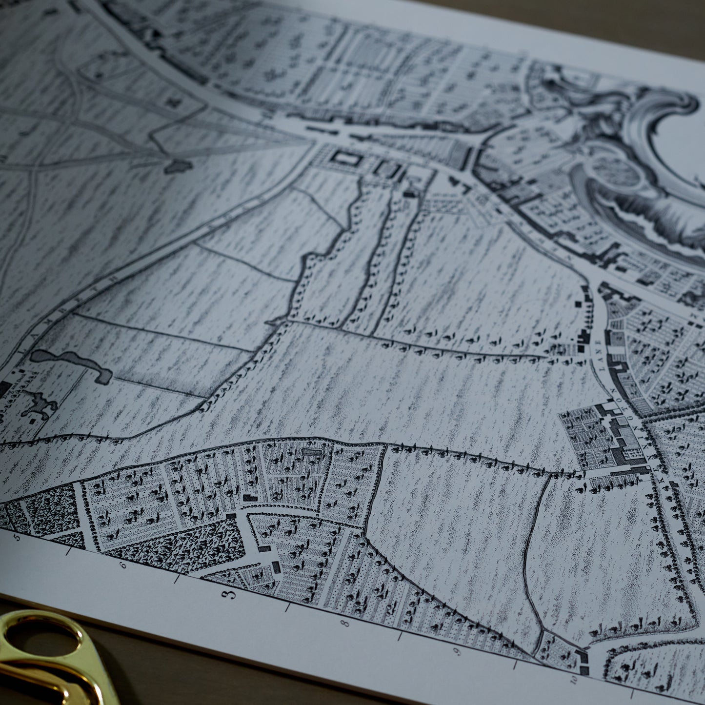 Rocque Plan of London, 1746.