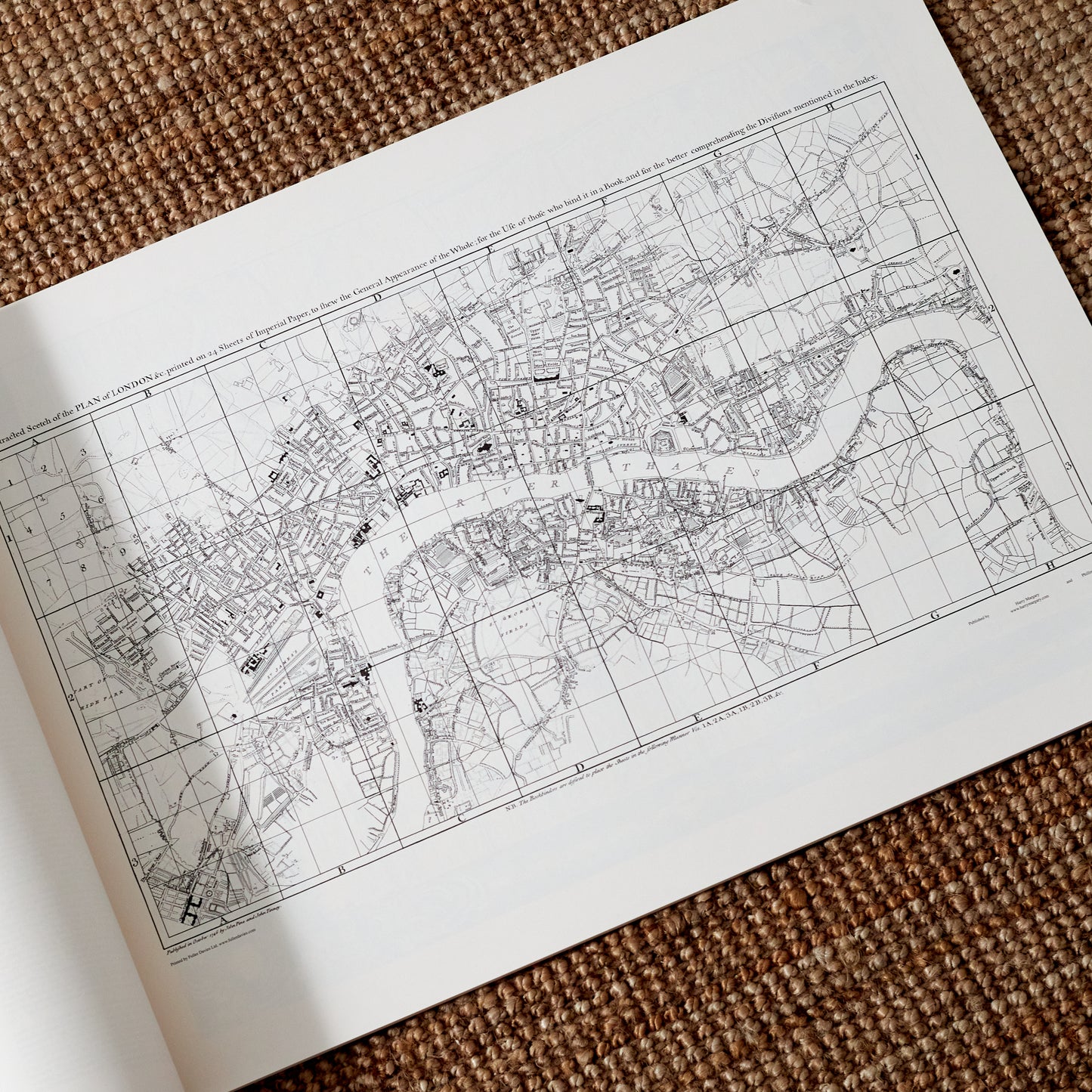 Rocque Plan of London, 1746.