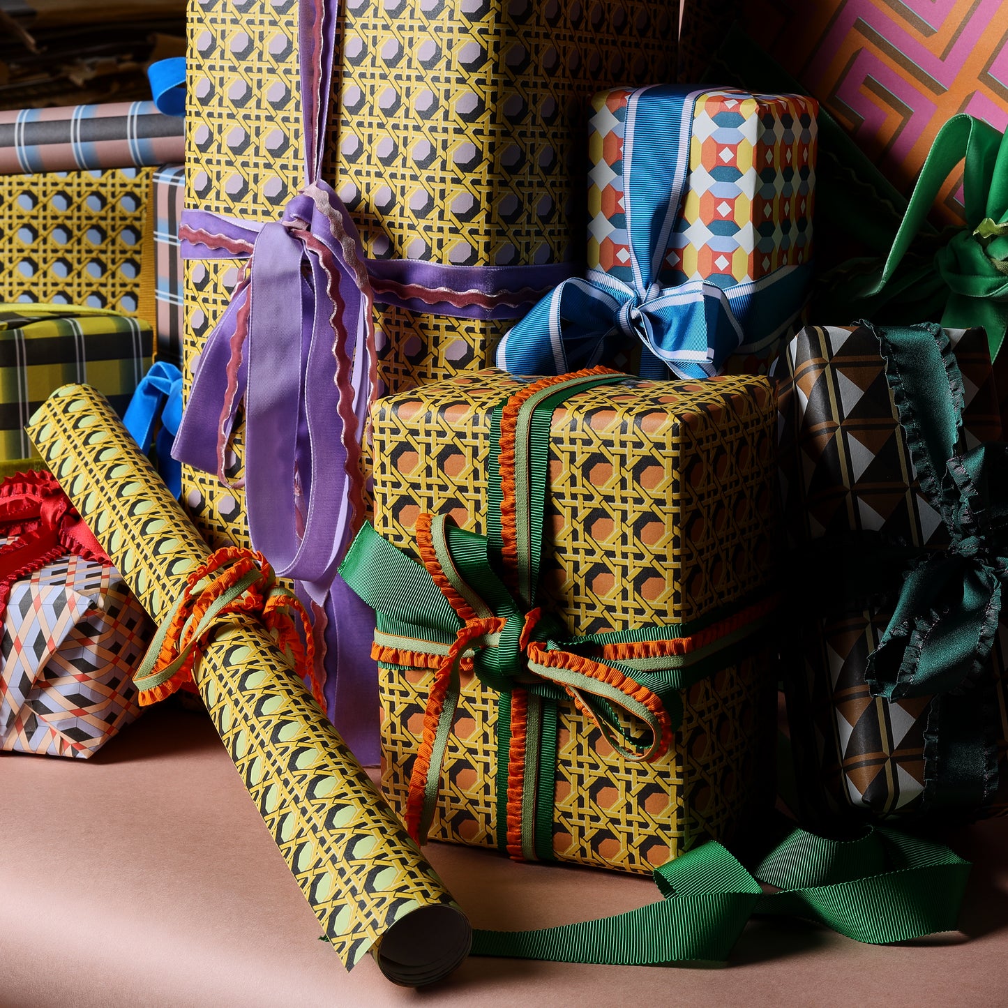 Regency Caning - 5 Sheets Of Jasper Green Paper