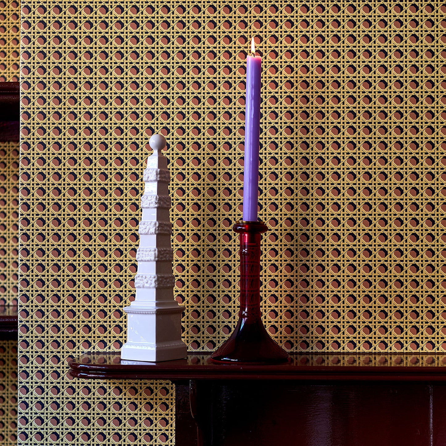 P&H Creamware Obelisk