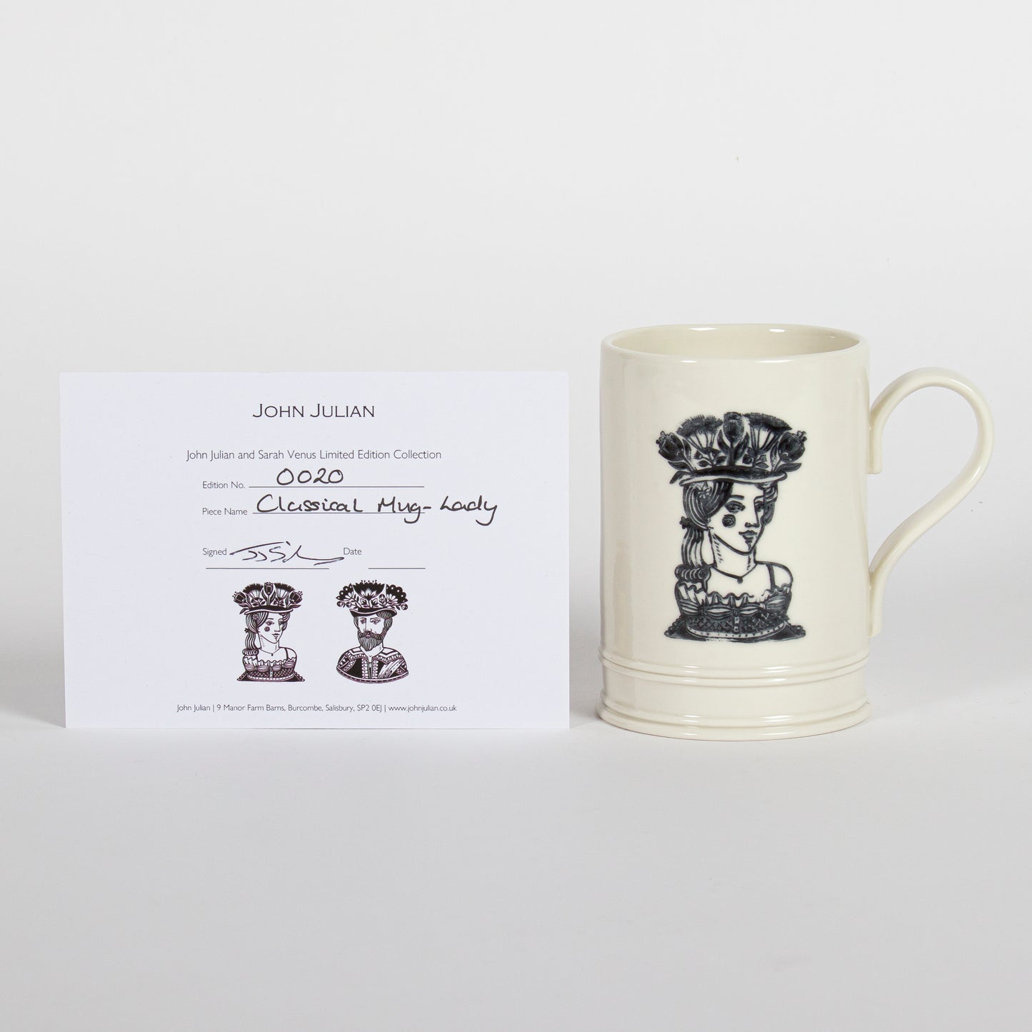 Limited Edition Collection with Sarah Venus - Classical Lady Mug