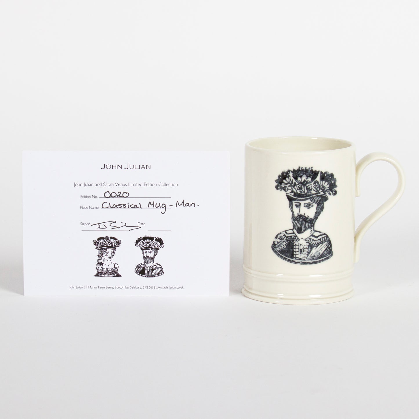 Limited Edition Collection with Sarah Venus - Classical Male Mug