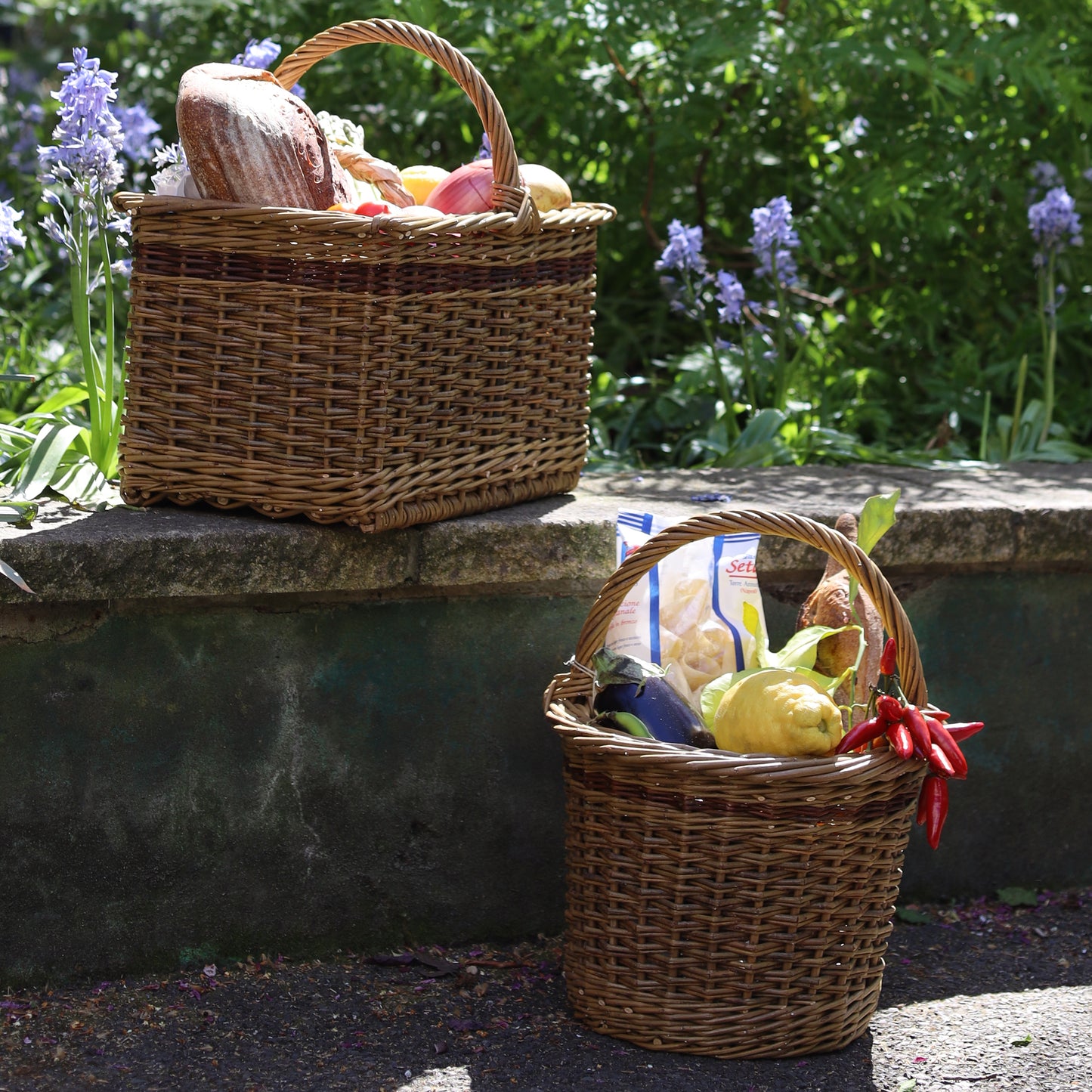 Round Shopper Willow Basket