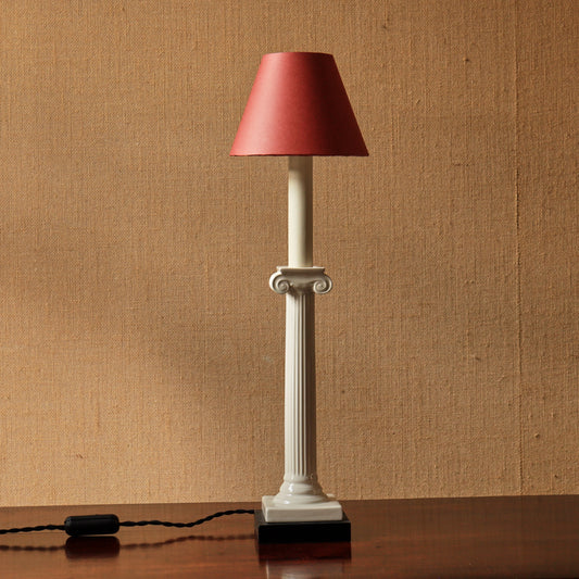 6” Burnt Orange Card Lampshade