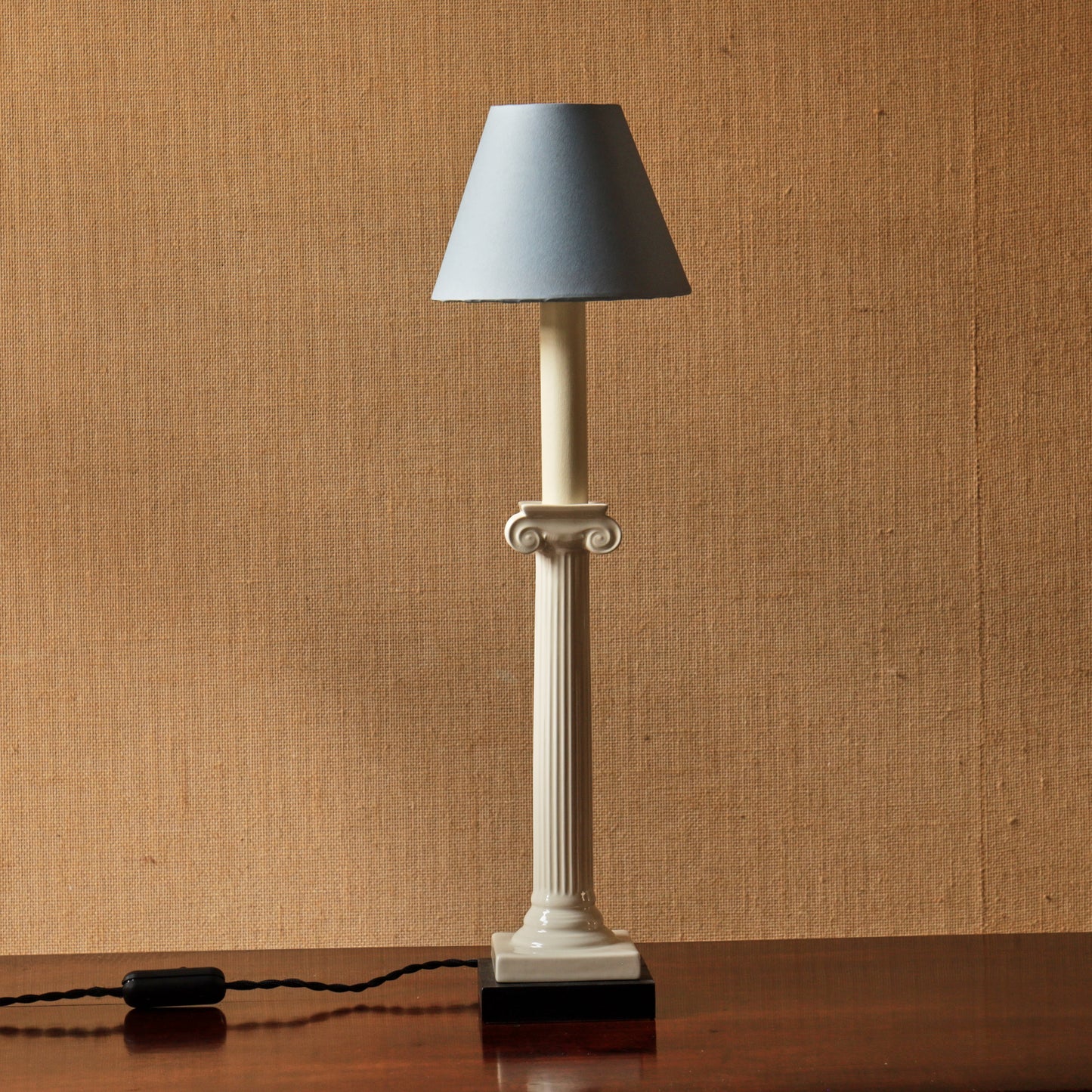 6” Storm Blue Card Lampshade