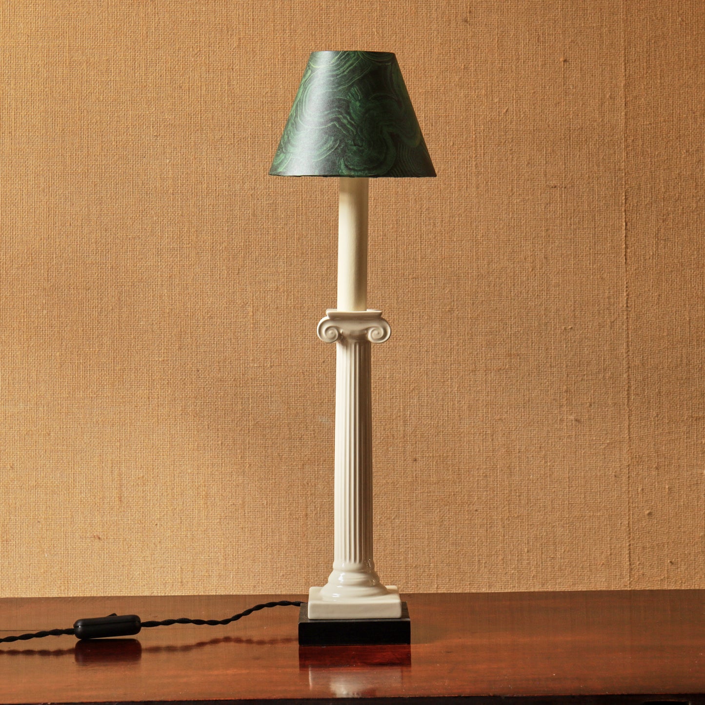 6” Malachite Card Lampshade