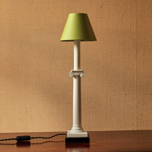 6” Olive Green Card Lampshade