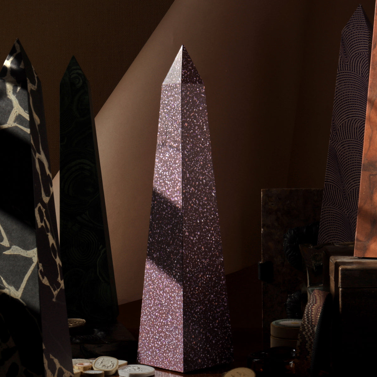 16" Obelisk - Carta Porphyry Paper