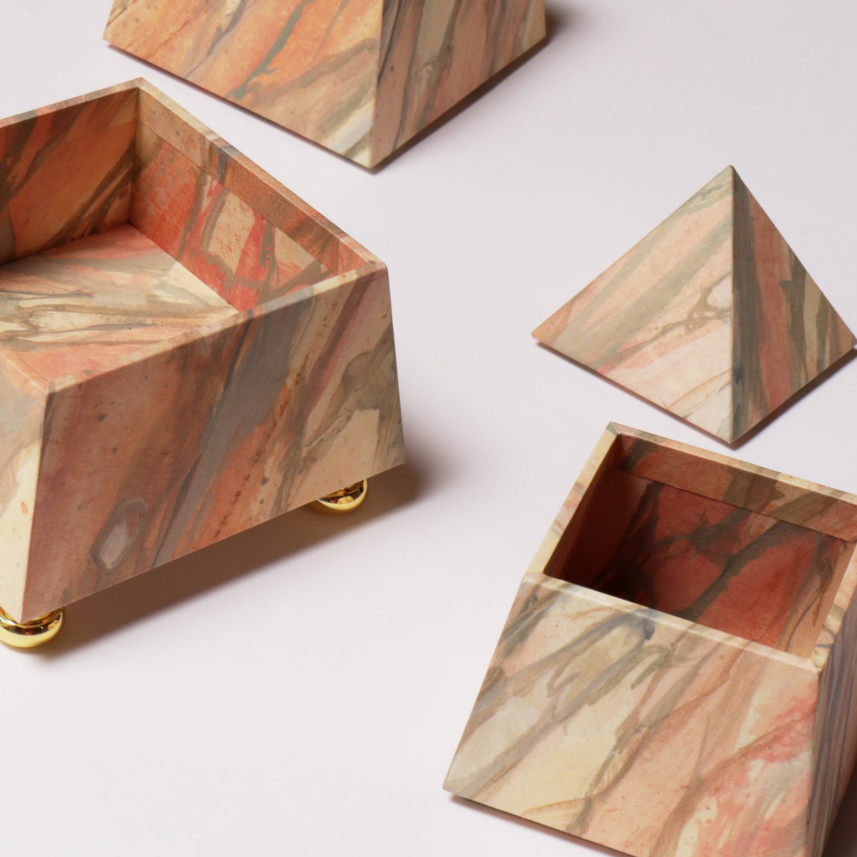 Obelisk Stacking Box - Norwegian Rose