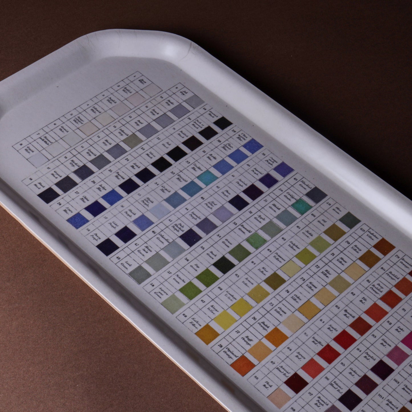 Werner's Nomenclature of Colours Birchwood Tray
