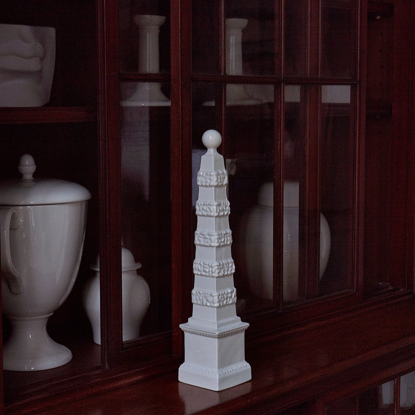 P&H Creamware Obelisk