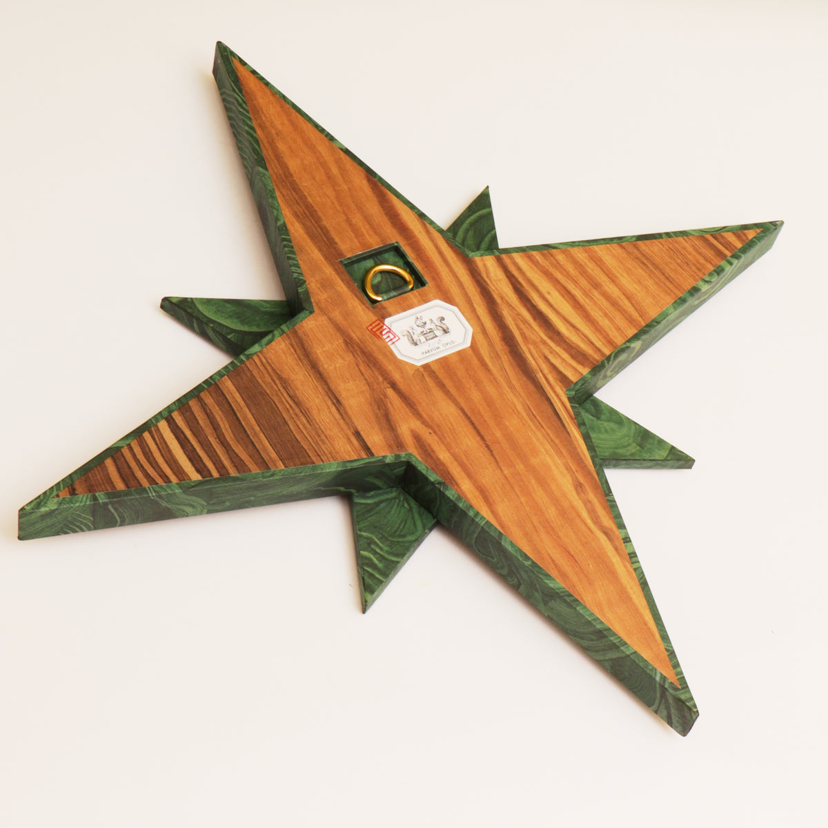 Compass Star Mirror - Malachite