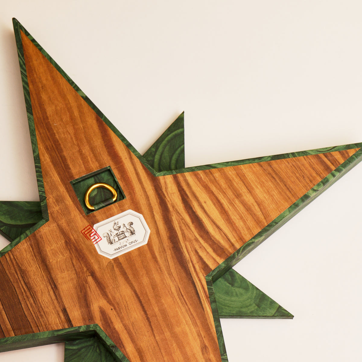 Compass Star Mirror - Malachite