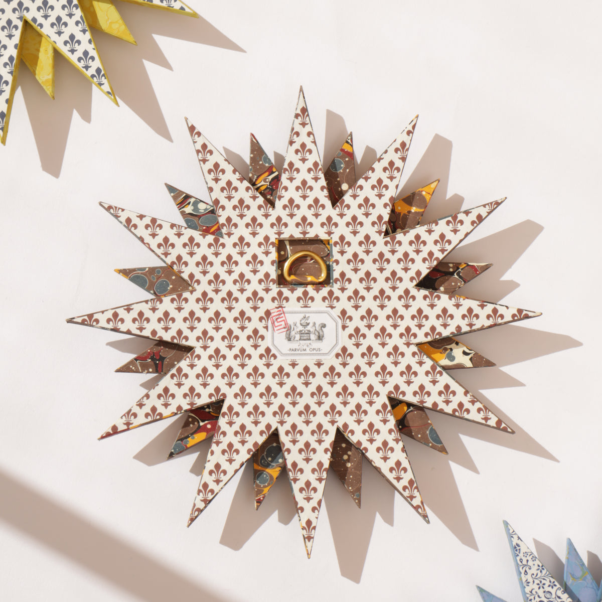 Star Mirror - Payhembury Brown Marble